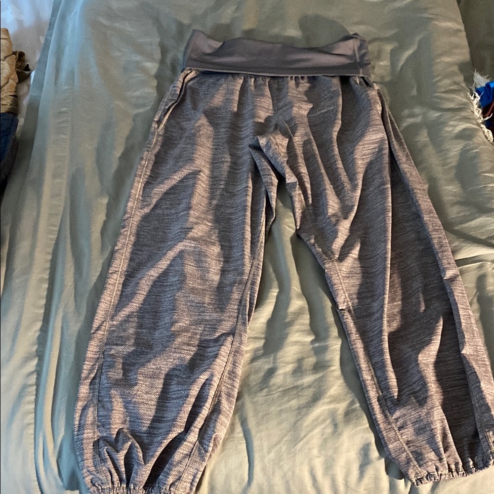 Lululemon Athletica Gray Track Pants Joggers